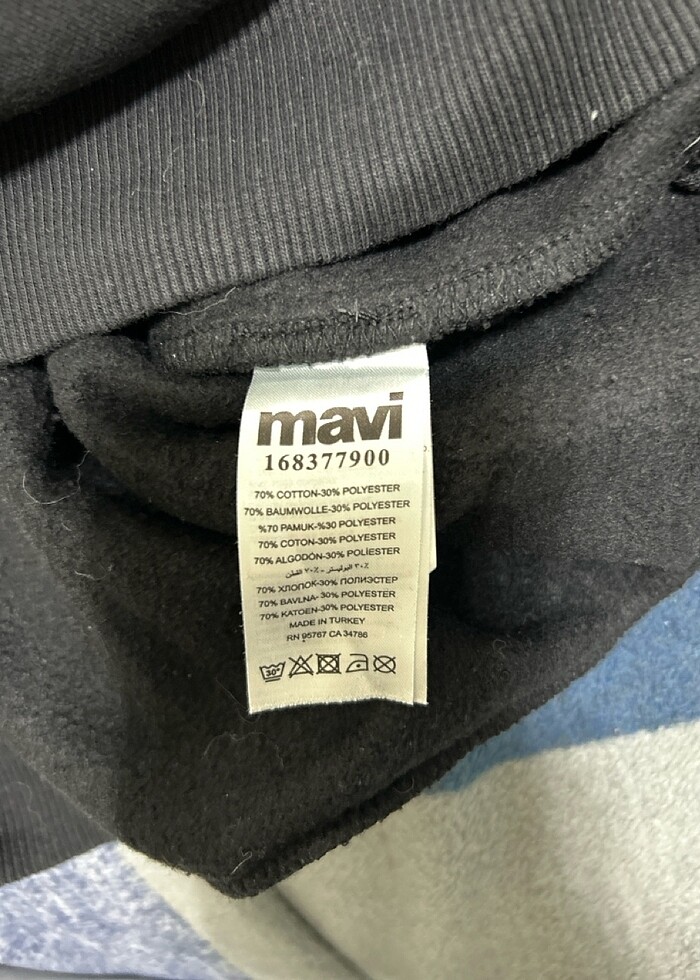 Mavi - Scooby doo özel üretim siyah kışlık oversize sweatshirt - Görsel 4