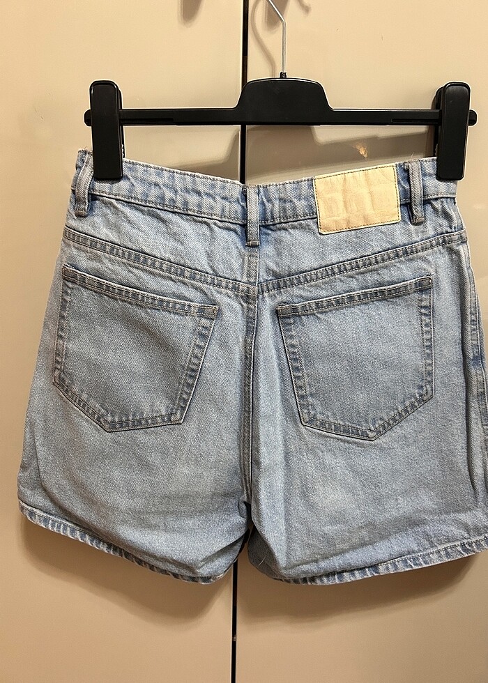 Zara kot şort, yüksek bel 
 - Görsel 3