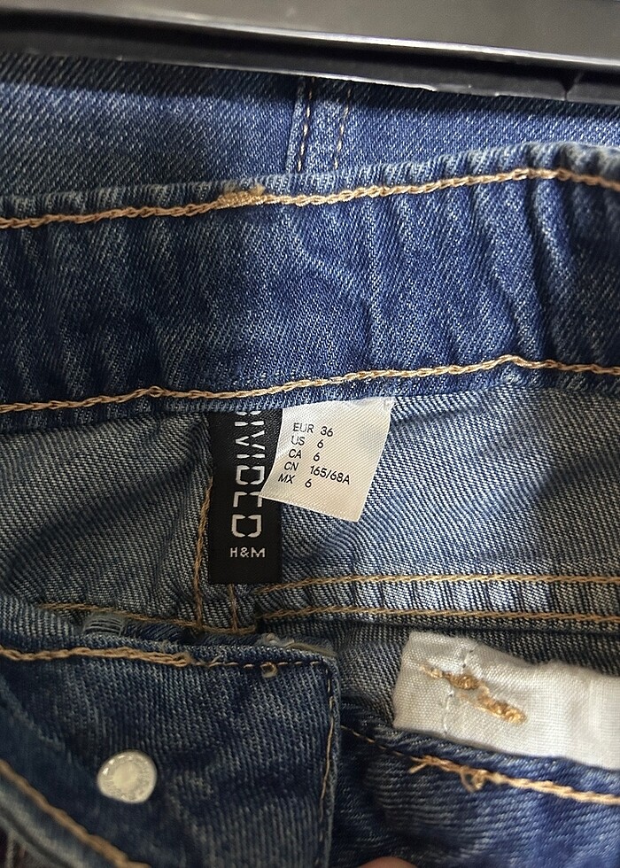 H&M mini kot etek - Görsel 3