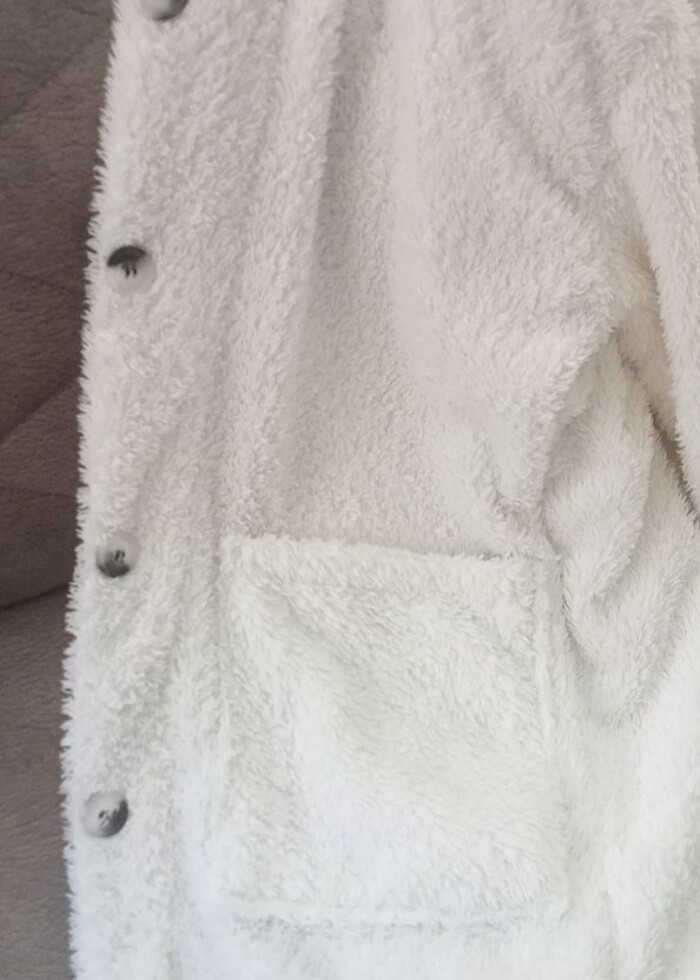 Kare çepli düğmeli çeket - Görsel 4