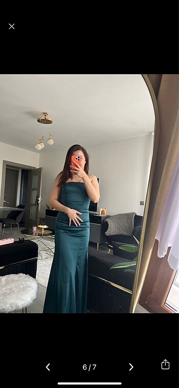 s Beden mavi Renk KADIN UZUN SATEN ABİYE