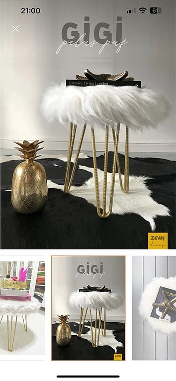 Ikea MAKYAJ SANDALYESİ PUF TABURE