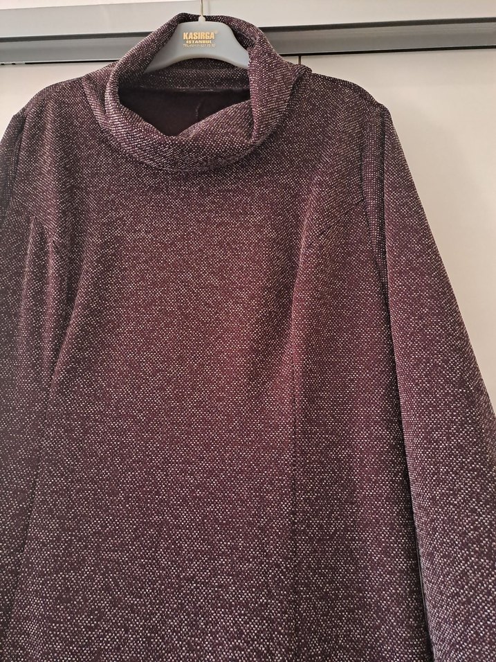 bayan Yakalı Salaş Elbise - Görsel 3