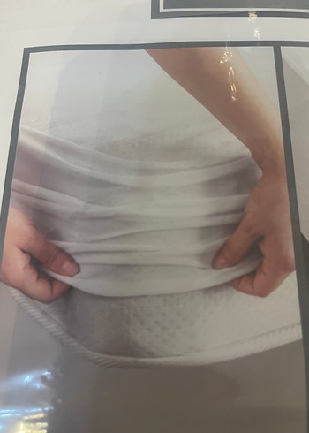  Beden beyaz Renk Tek Kişilik Sıvı Geçirmez Alez 100x200+30 cm