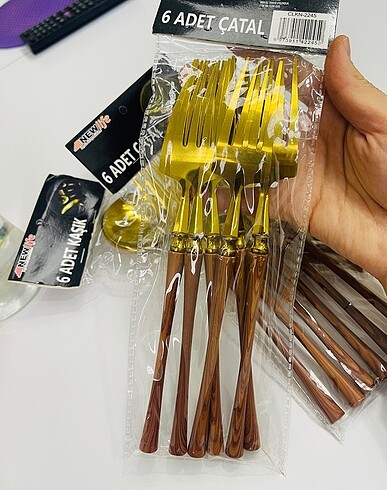 Beden altın Renk Gold kaşık