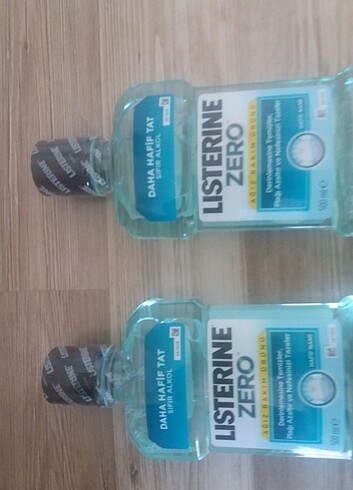 List Listerine zero ağız suyu 