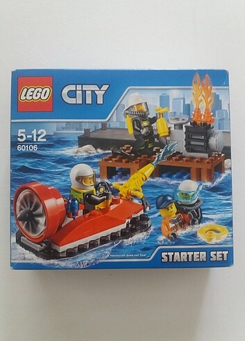 Lego city rıhtım yangını kurtarma seti 