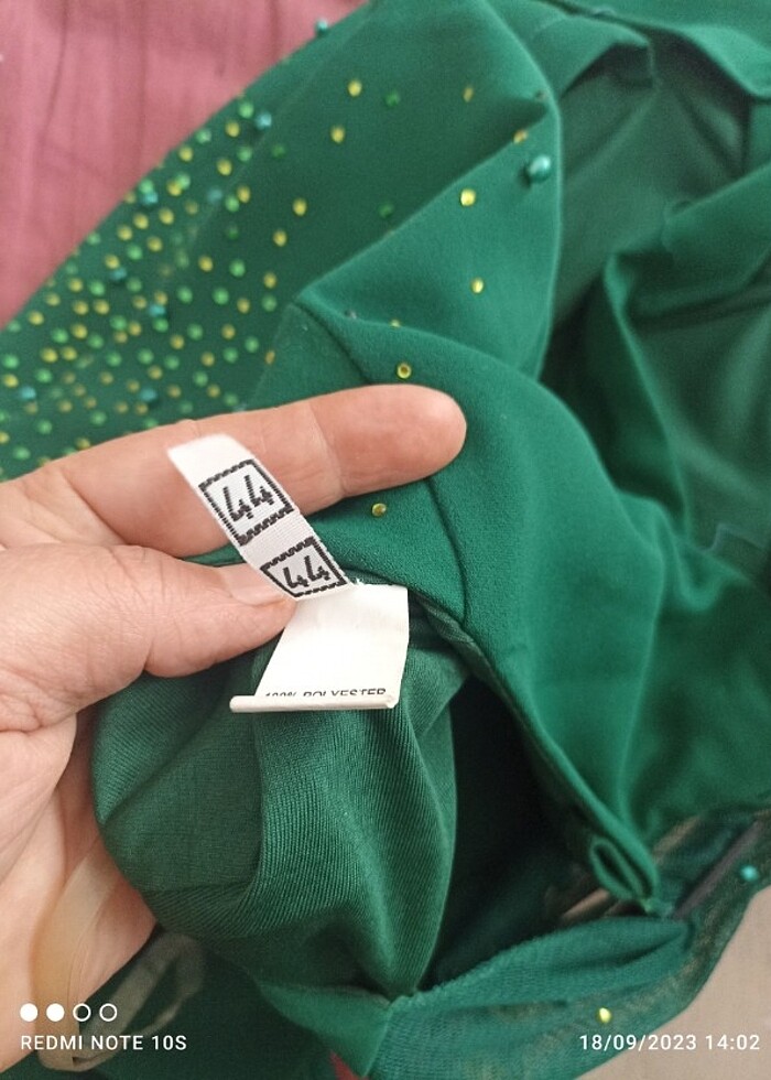 (fiyat düştü)44 beden abiye - Görsel 4