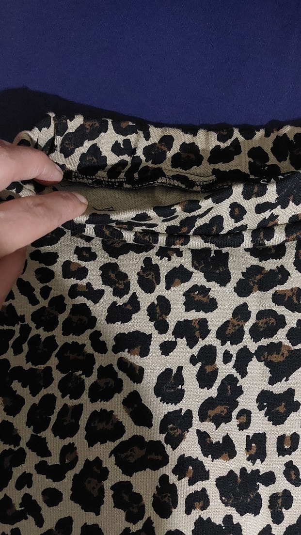 Kahverengi Leopar Desenli Midi  Etek - Görsel 4