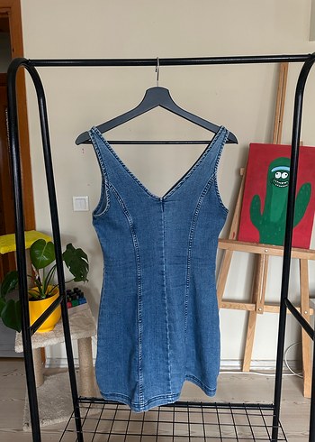 H&M Kot Midi Elbise