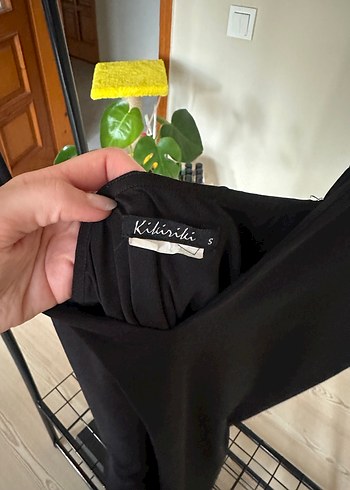 Kikiriki Siyah Askılı Midi Kadın Elbise
