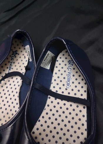 Kız Çocuk Lacivert Tokalı Babet Ayakkabı - Görsel 2