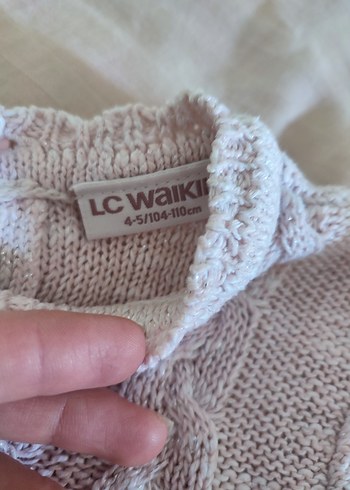 Nakışlı Triko Kız Elbise, Uzun Kollu - Görsel 2