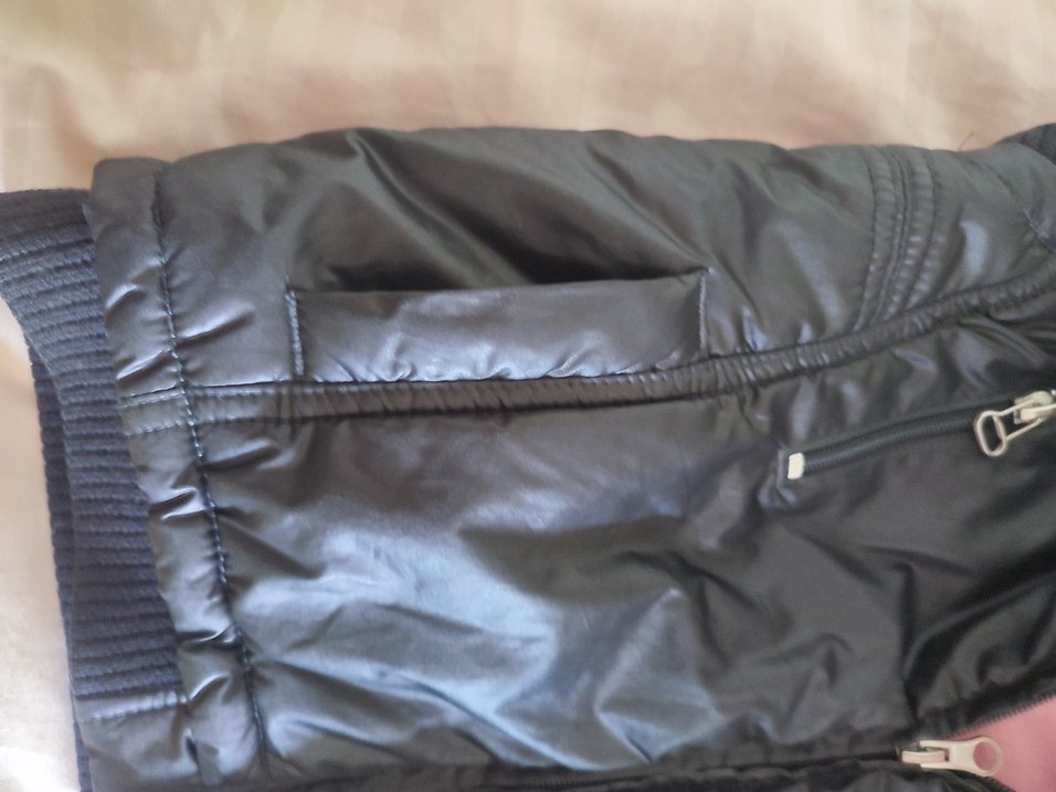 Kapüşonlu, Fermuarlı Siyah kız Çocuk Yelek - Görsel 3