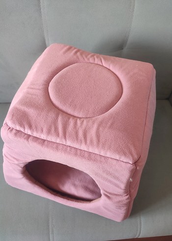 Pastel Pembe Kedi Evi