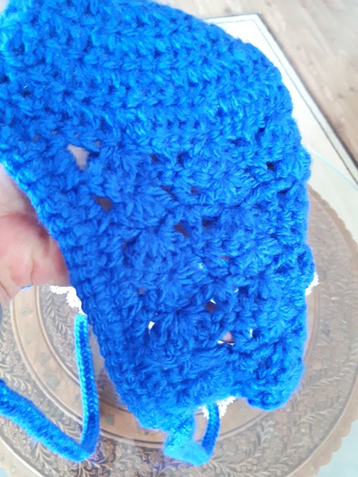 Dantel Model Örgü Bone Bere - Görsel 5