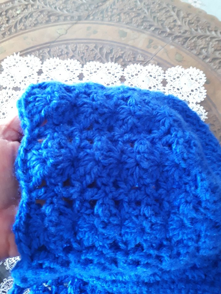 Dantel Model Örgü Bone Bere - Görsel 4