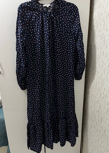 Puantiye Desenli V Yakalı Hamile Bluzu - Görsel 4