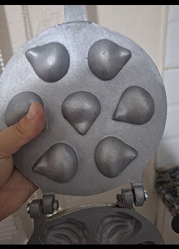 Beden gri Renk Döküm ocak ustu kurabiye