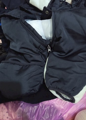 Erkek Bebek Mavi Düğmeli Polar Tulumu - Görsel 2