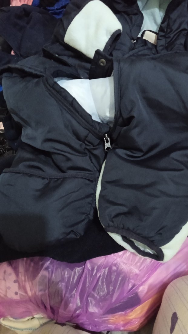 Erkek Bebek Mavi Düğmeli Polar Tulumu - Görsel 2