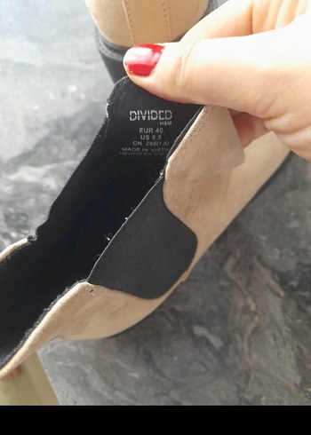 Bej Süet erkek Botları Blok Topuklu - Görsel 3