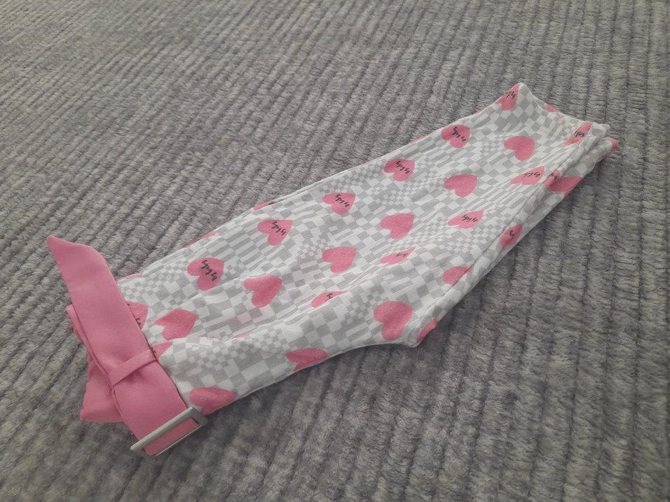 Kemerli Pembe Kalpli Kız Taytı - Görsel 3