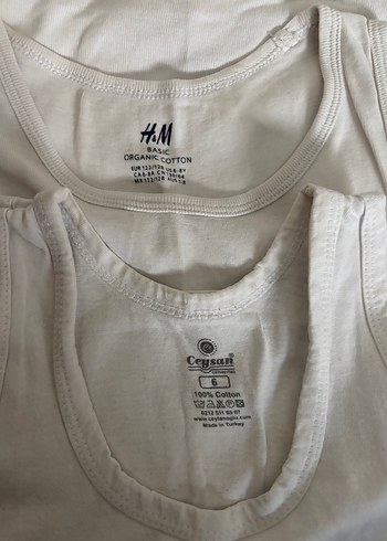 Beyaz Çocuk Atlet 4'lü Paket - Görsel 2