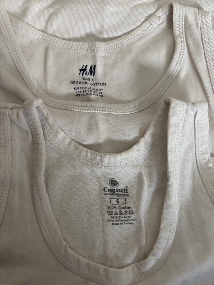 Beyaz Çocuk Atlet 4'lü Paket - Görsel 2