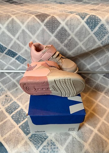 Kız Çocuk Pembe Spor Ayakkabı Velcro - Görsel 2
