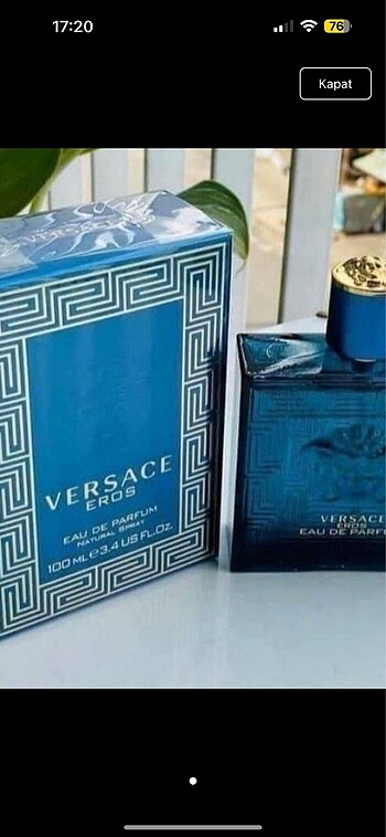 Versace eros erkek parfümü