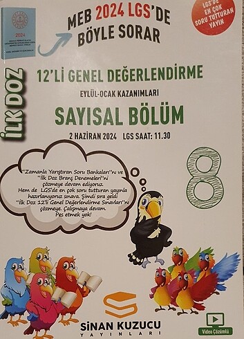 Sinan Kuzucu 12li genel değerlendirme Sayısal ilk doz