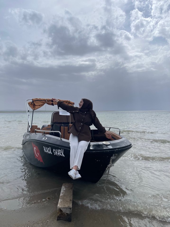 Kadın Kahverengi Midi Parka - Görsel 4