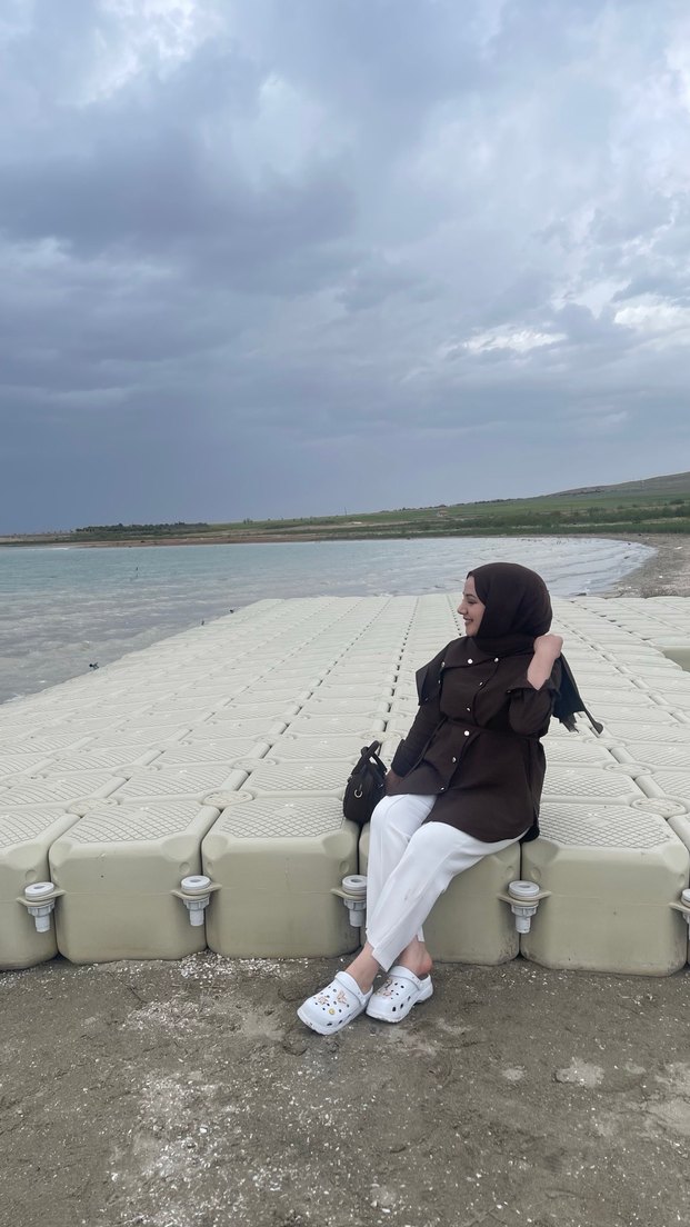 Kadın Kahverengi Midi Parka - Görsel 3