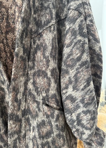 Leopar desen ceket - Görsel 3