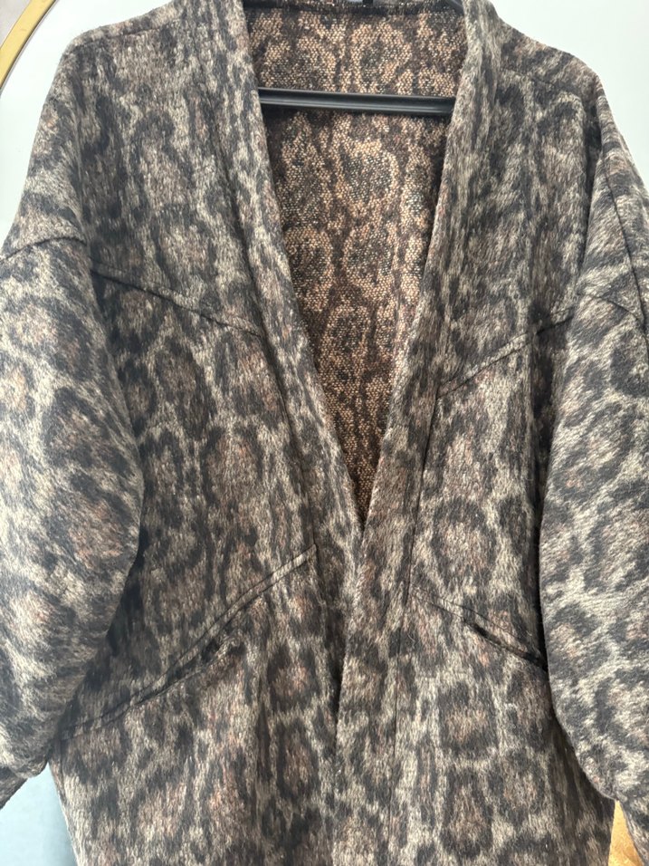 Leopar desen ceket - Görsel 2