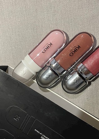 Kiko Mini Ruj Seti - Pastel Pembe Tonlar - Görsel 3