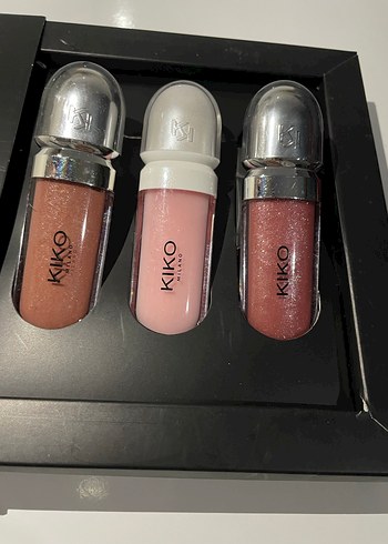 KIKO Milano Parlak Ruj Seti - Koyu Bej Tonları - Görsel 2