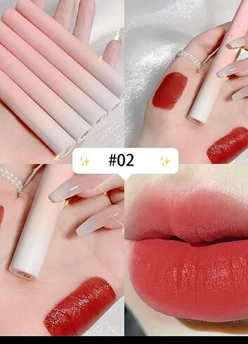 Kore tarzı mat lipstick 