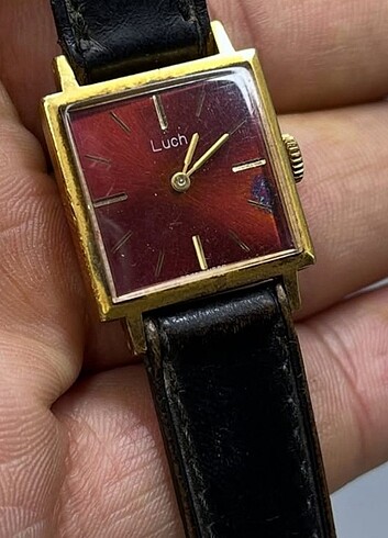 Rolex Luch marka vintage USSR üretimi kurmalı bayan saat 