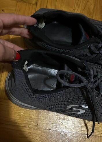 Skechers Gri skechers marka spor ayakkabı