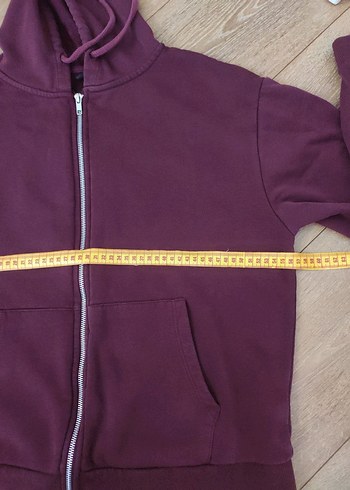 m Beden Fermuarlı Sweatshirt