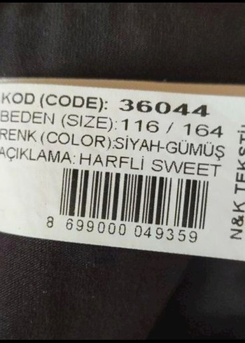 Kız Çocuk Siyah Payetli Uzun Kollu Tişört - Görsel 5