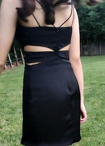 Tasarımcı Siyah abiye elbise 