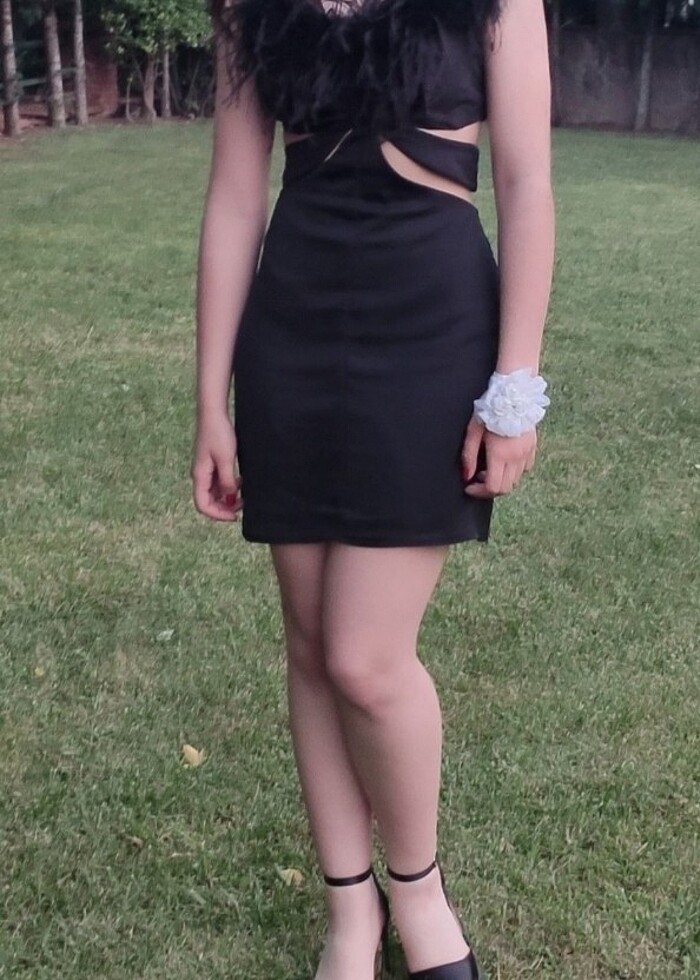 Siyah abiye elbise  - Görsel 3