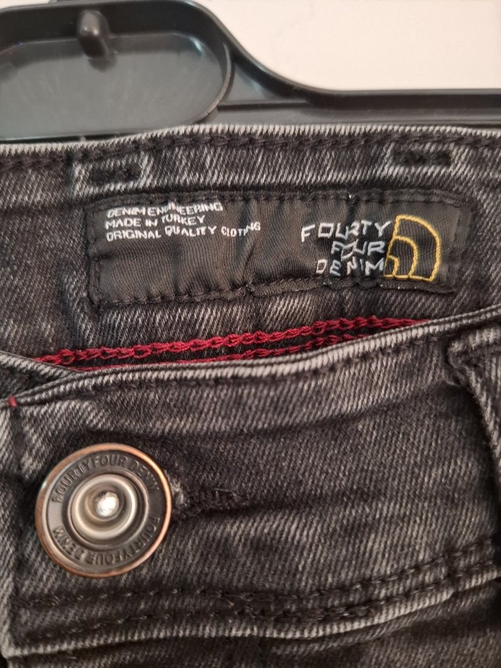 Erkek Gri Denim Regular Fit Jean - Görsel 5