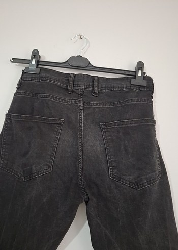 Gri Rahat Kesim Erkek Kot Pantolon - Görsel 7