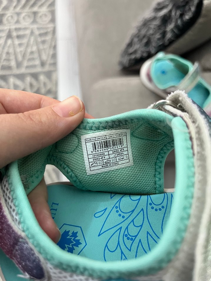 Kız Çocuk Turkuaz Cırt Cırtlı Spor Sandalet Lumberjack - Görsel 3