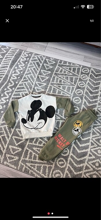 Zara 3 iplik kışlık erkek çocuk takım