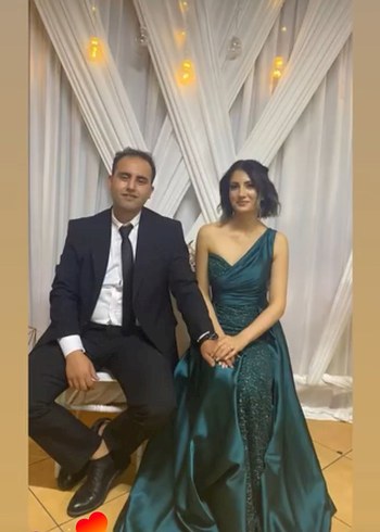 Abiye Parlak Yeşil Drapeli Uzun Abiye Elbise